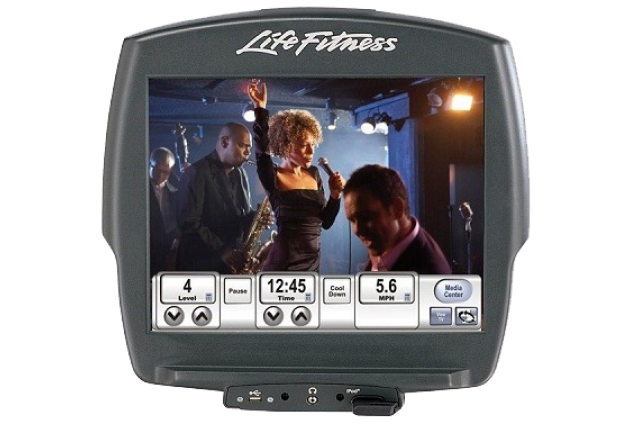 Велоергометър с облегалка и LCD дисплей Life Fitness Lifecycle 95R Engage на марката Life Fitness от вносител на полупрофесионални и професионални фитнес уреди и аксесоари PulseGymShop.bg