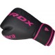 Боксови ръкавици RDX - F6 , черни/розови