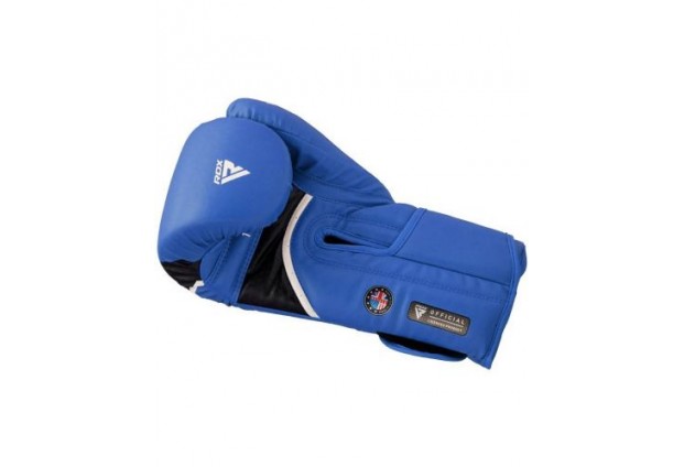 Боксови ръкавици RDX - Aura Plus T-17 , сини/черни