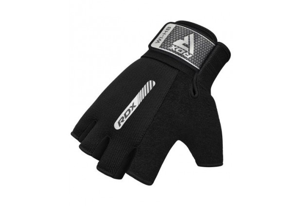 Фитнес ръкавици RDX - W1 Half, черни