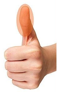 Определяне размера на порцията мазнини спрямо палеца за всеки тип тяло.